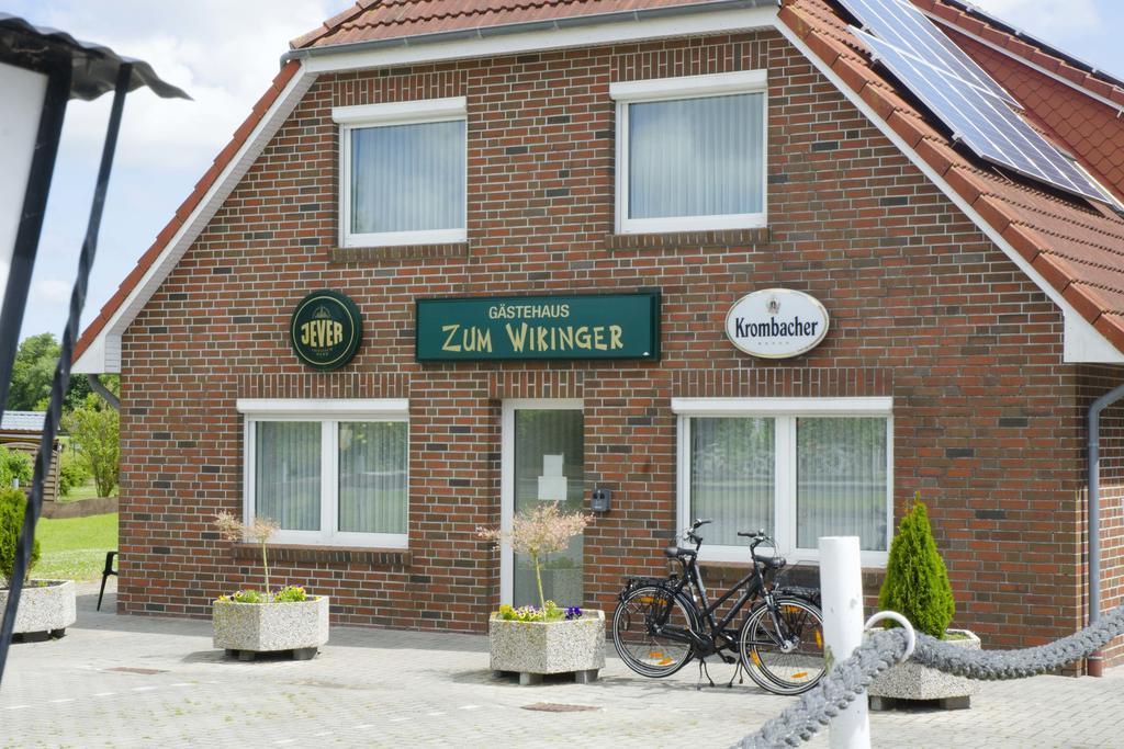 Hotel Zum Wikinger Neßmersiel Exterior foto