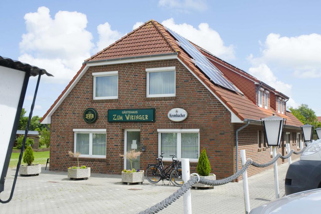 Hotel Zum Wikinger Neßmersiel Exterior foto